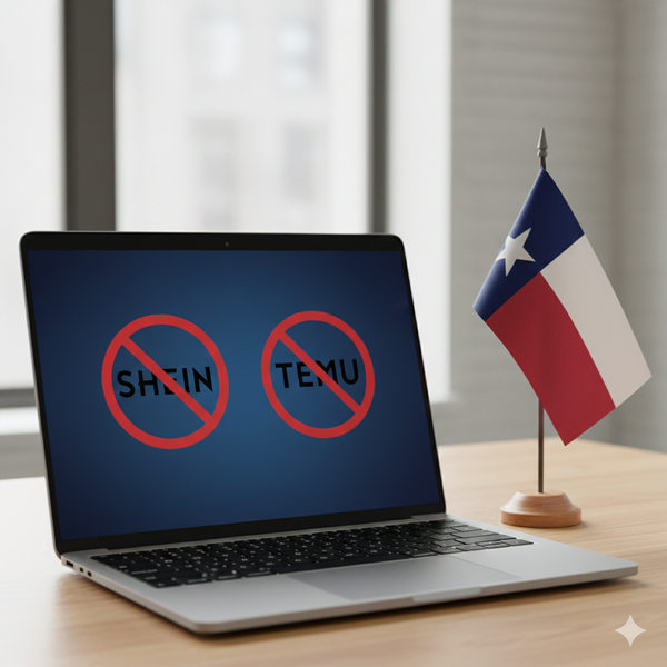 Vol. 1 [Texas News] 🛜🚫Access to SHEIN, Temu, and Other China-Associated Platforms To Be Restricted on Texas State Networks, Including UT Wi-Fi